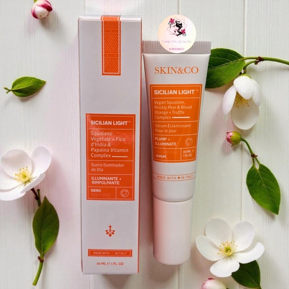 Skin & Co Sicilian Light Plump & Illuminate Face Serum 1 fl oz/ 30 ml New In Box - Picture 2 of 8